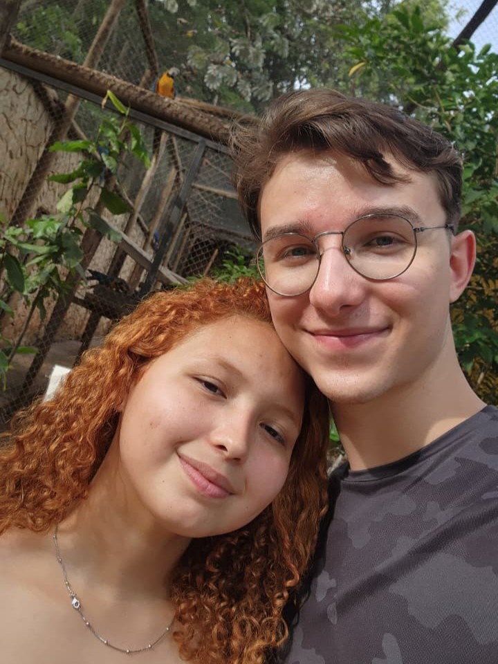 Nós no zoológico